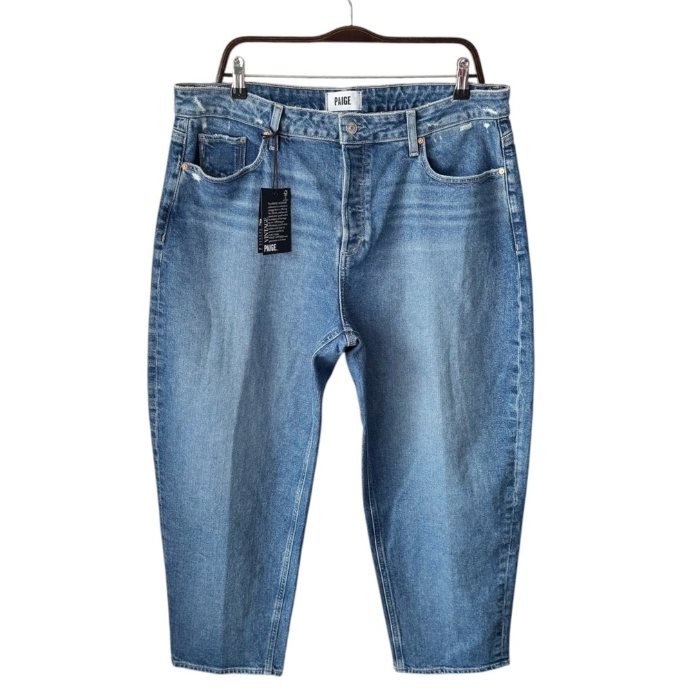 Paige Alexis Barrel Leg Jeans in Le Club | 33 NWT - Picture 3 of 14